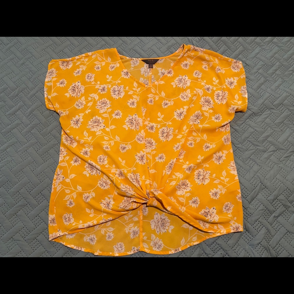 Floral Sheer Top